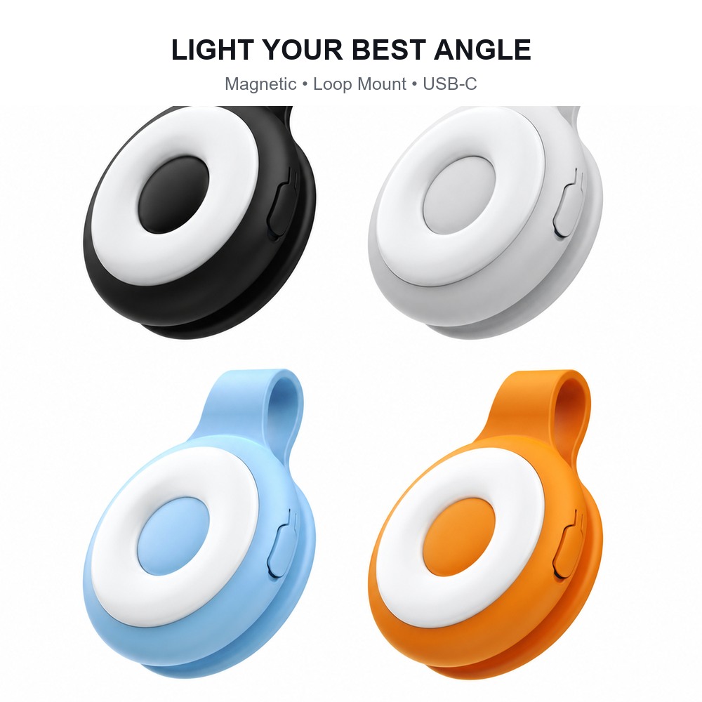 Photography Lighting Portable - ضوء LED محمول للسيلفي مع مشبك