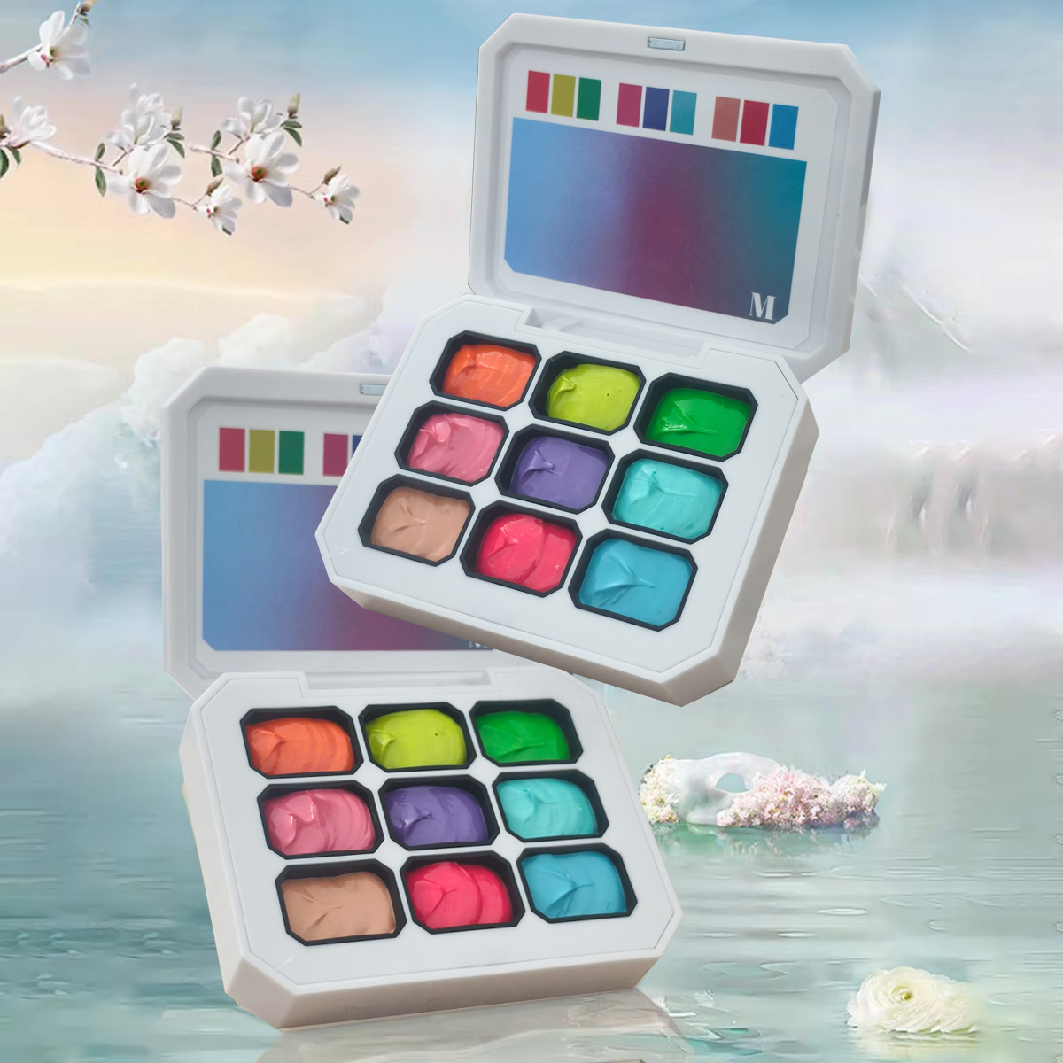 Photography Lighting Gels - طلاء أظافر صلب بـ 9 ألوان،