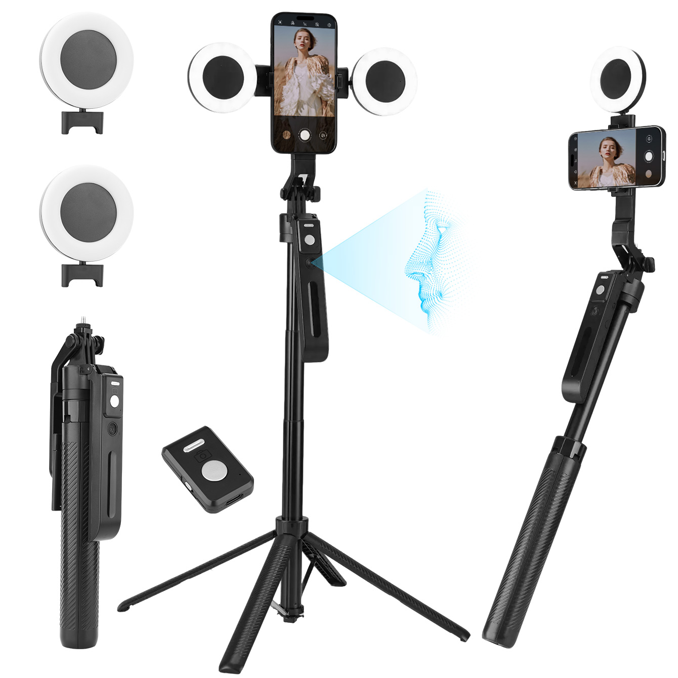 Photography Lighting Ai - عصا سيلفي ذكية جديدة بتقنية الذكاء