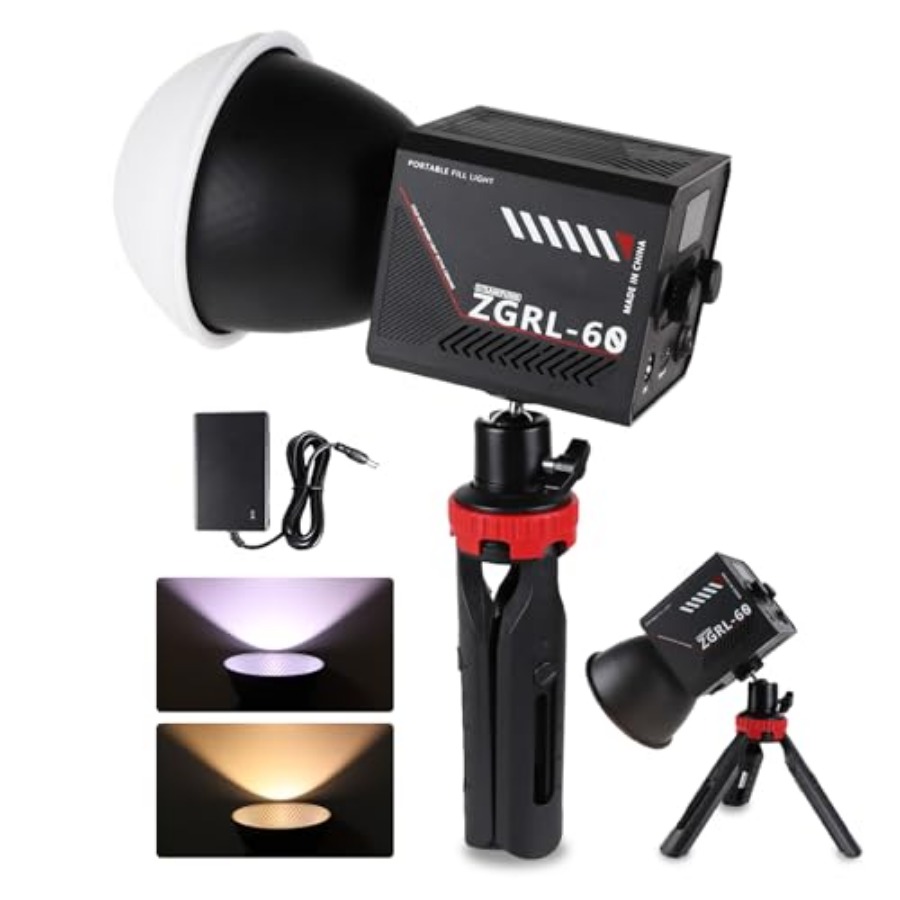 Photography Lighting Portable - ضوء فيديو LED محمول بقوة 60