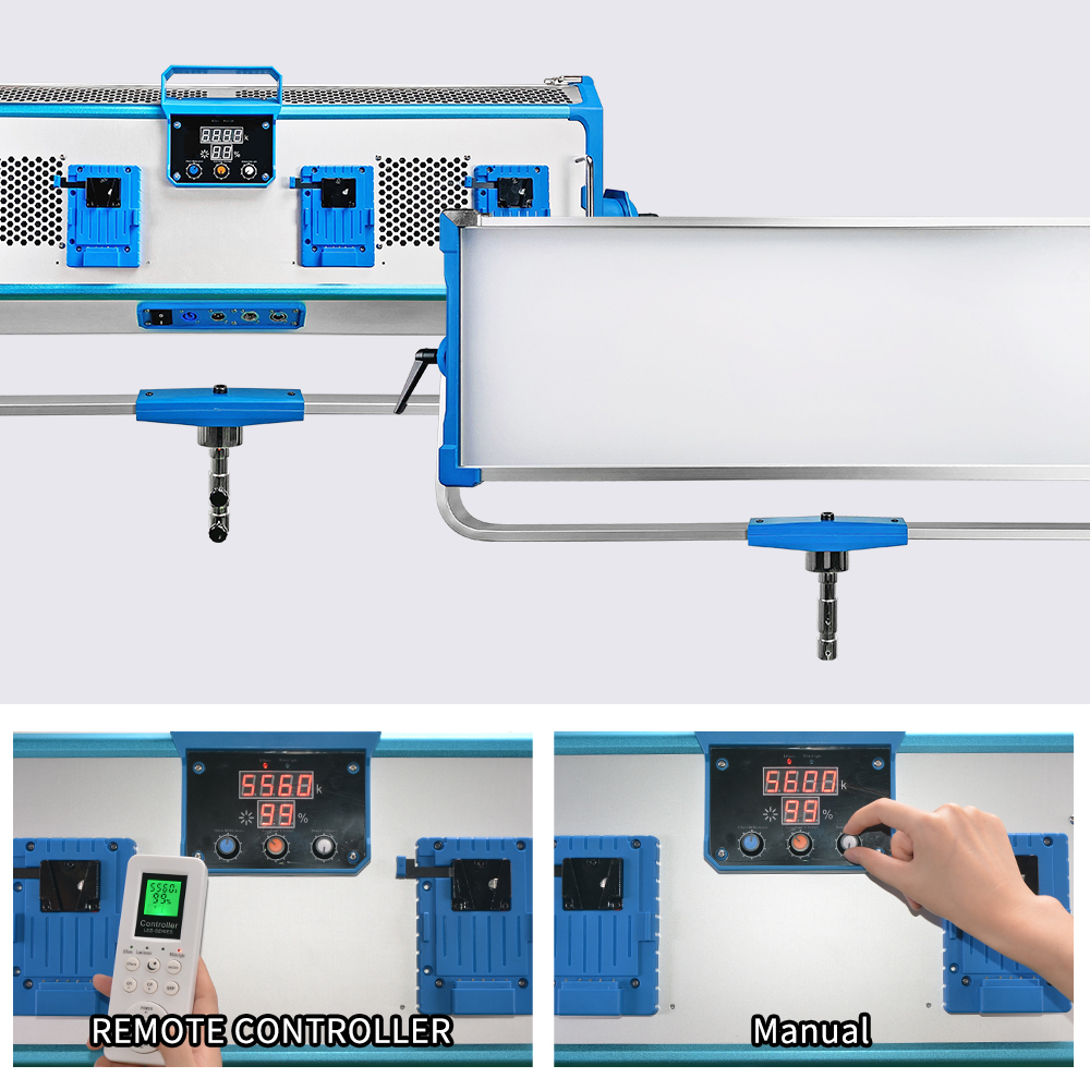 Photography Lighting Ai - لوحة إضاءة LED ثنائية اللون قابلة