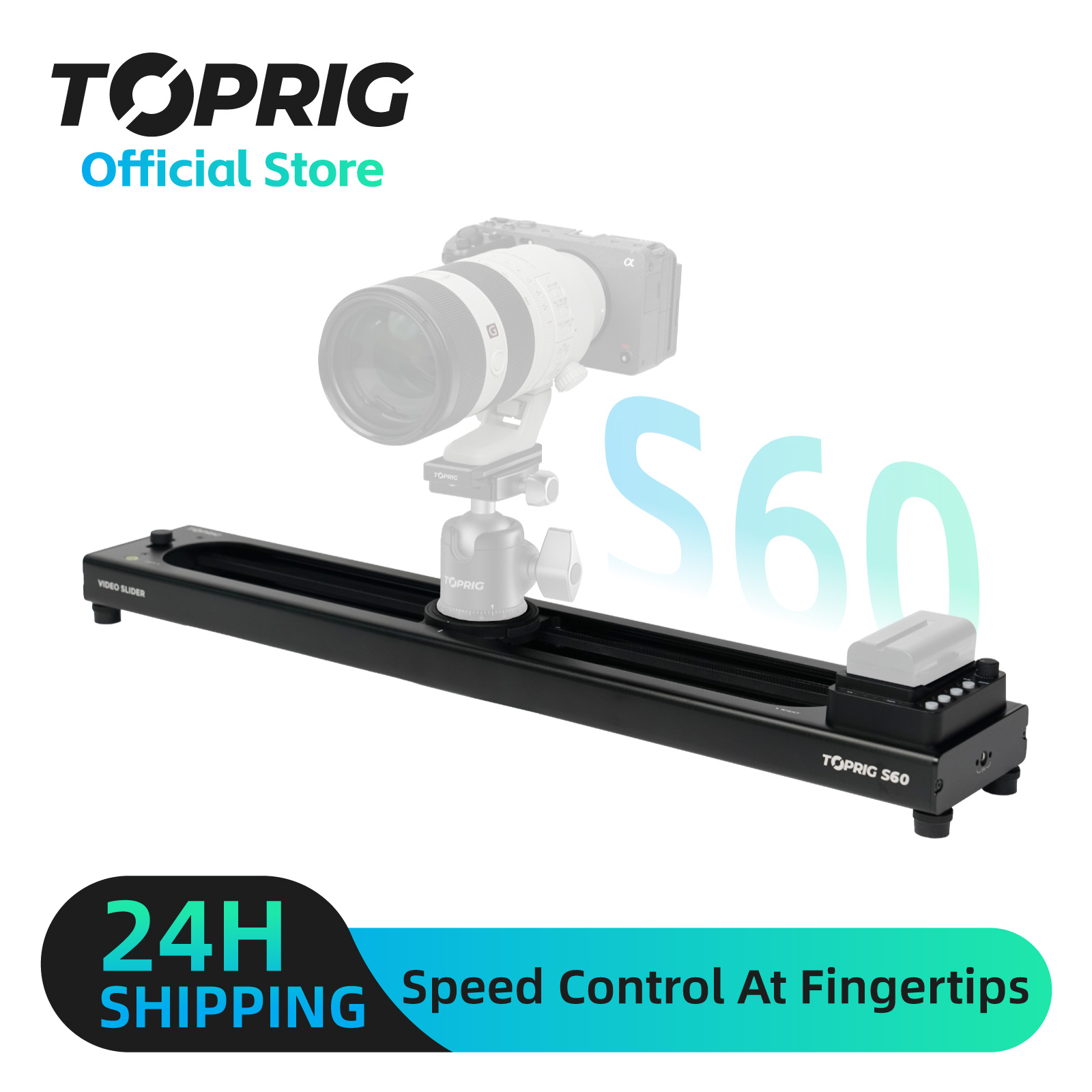 Photography Loop Lighting - Toprig S60 كاميرا منزلق فيديو منزلق