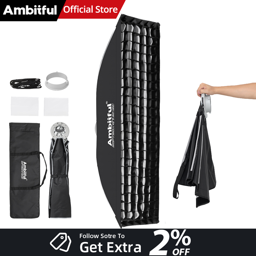 Photography Lighting Softbox - صندوق إضاءة مربع AMBITFUL Q7-II مقاس
