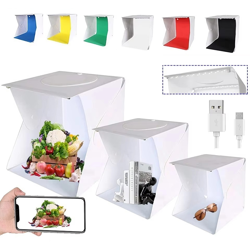 Iris Photography Led Lighting Pack - للطي صندوق الضوء المحمولة التصوير LED