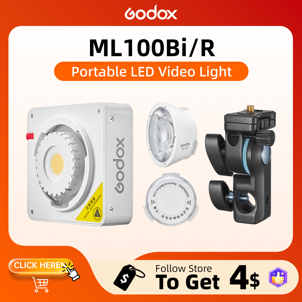 Photography Lighting With Umbrella - ضوء فيديو LED ملون بالكامل Godox