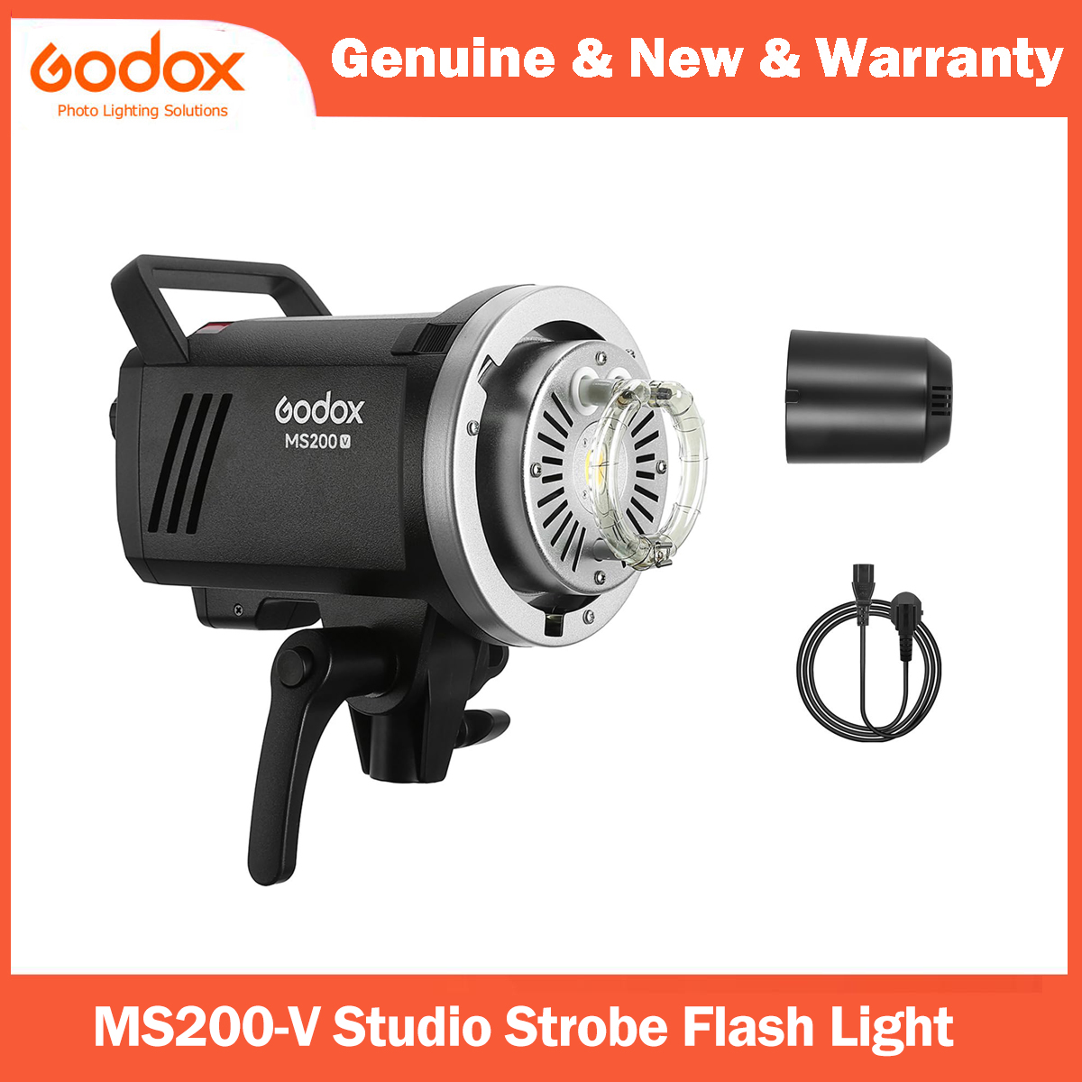 Photography Lighting For Portraits - Godox MS200V ستوديو ستروب ضوء فلاش