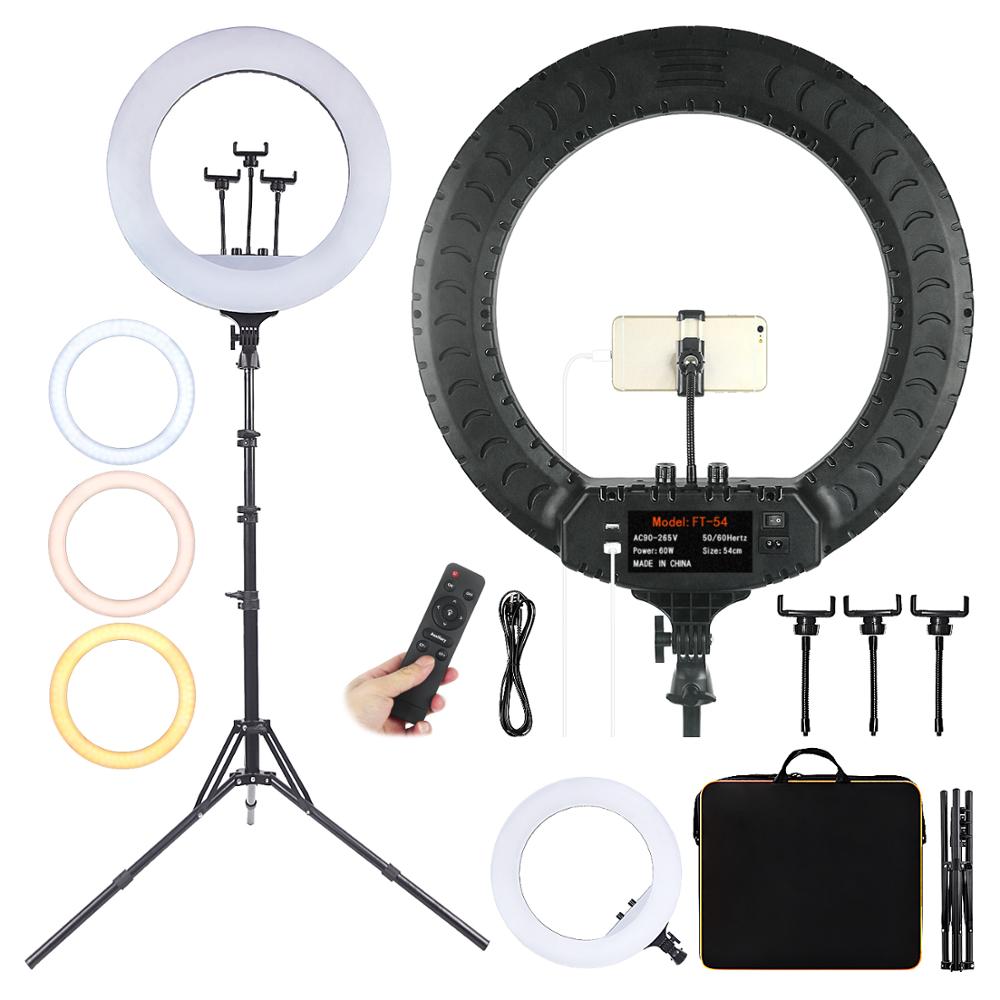 Iris Photography Led Lighting Pack - مصباح حلقي LED من Fusitu FT-54