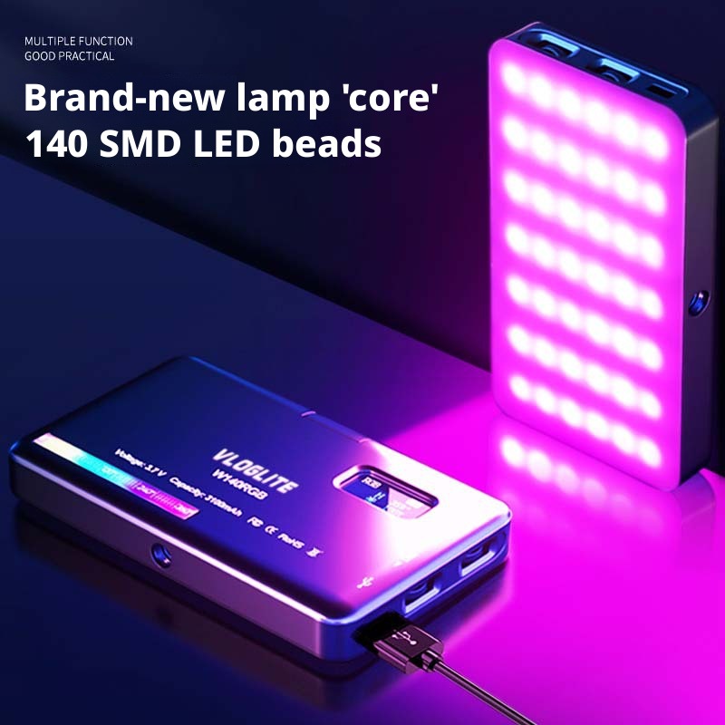 Photography Lighting Portable - ضوء RGB متنقل للكمبيوتر، إضاءة مؤتمرات