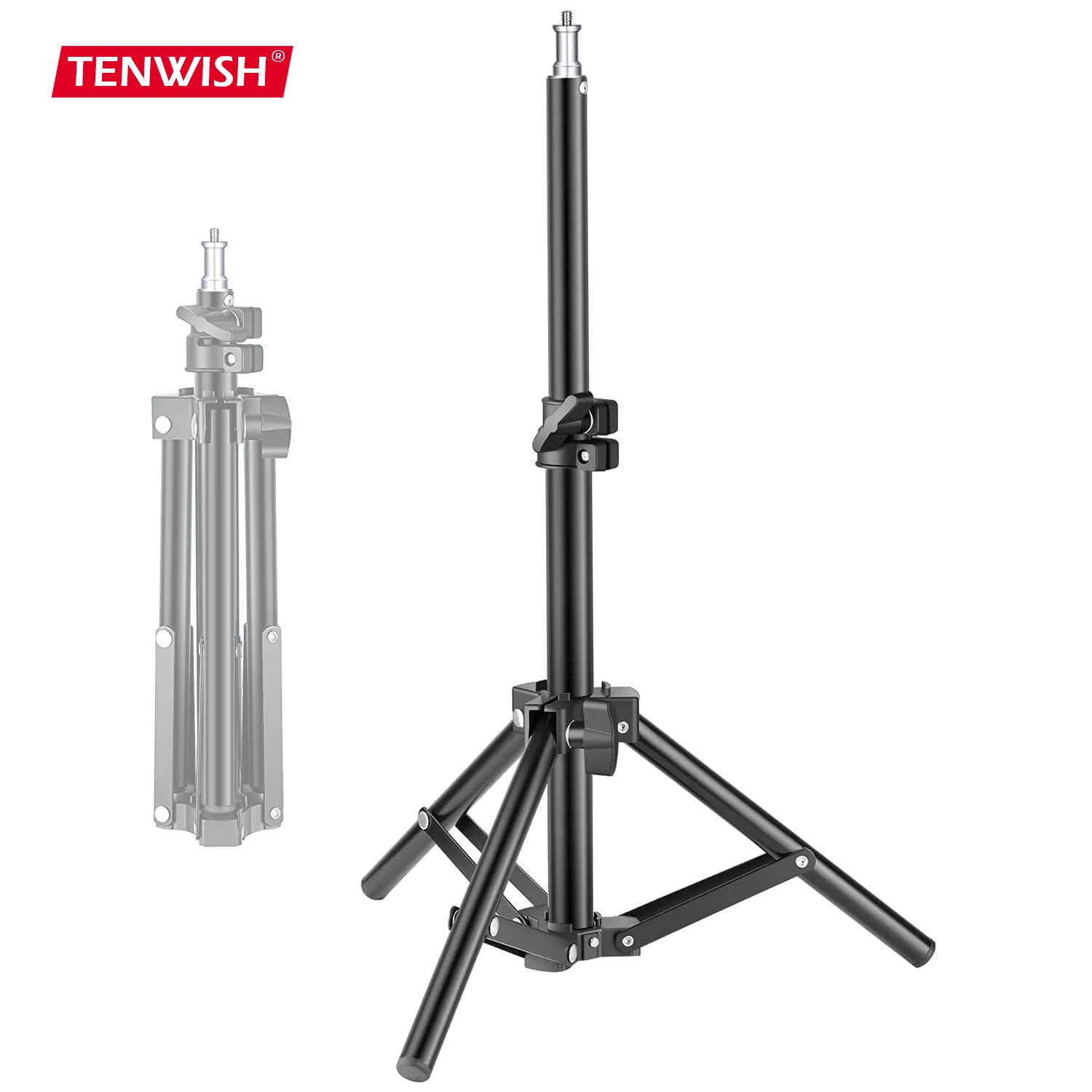 Photography Lighting Softbox - Tenwish مرنة التصوير ترايبود ضوء موقف
