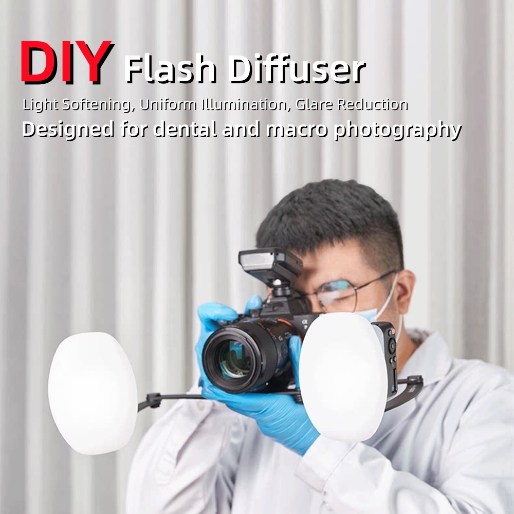 Photography Natural Lighting - قطعتان من ناشر ضوء فلاش ماكرو