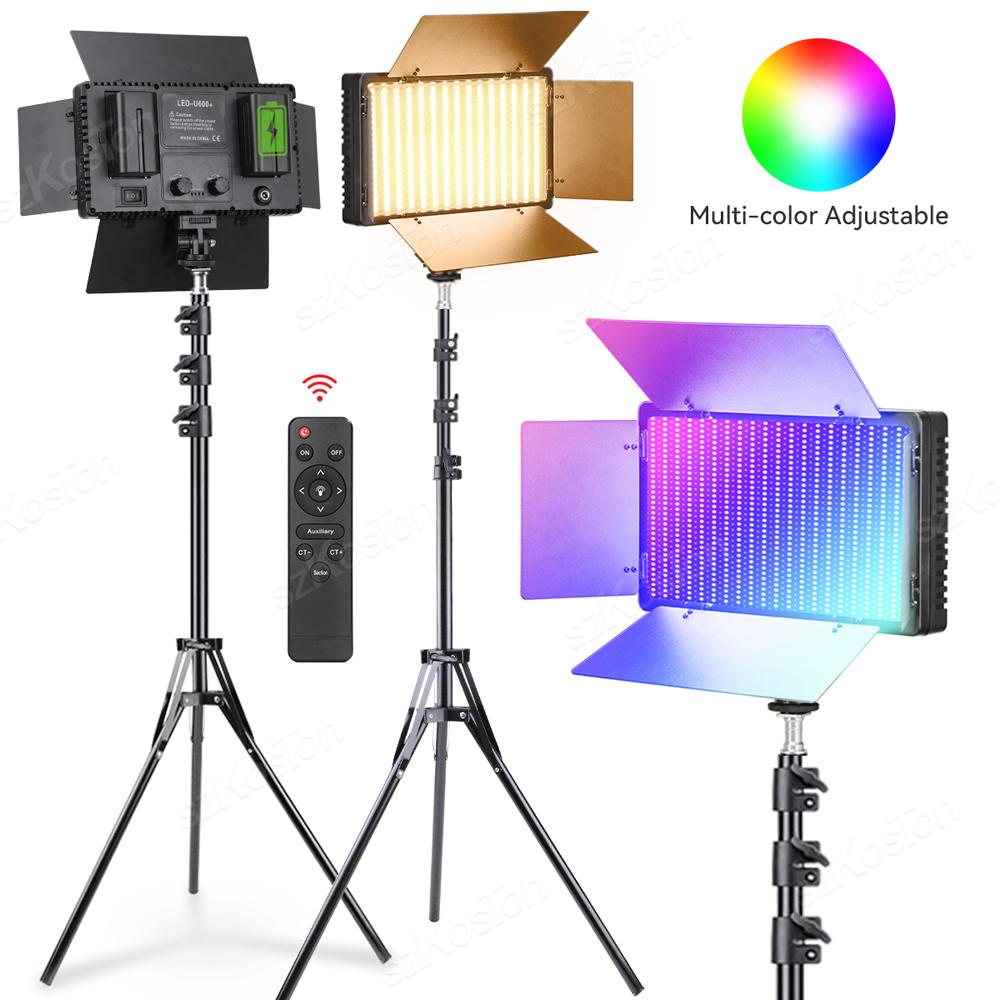 Iris Photography Led Lighting Pack - لوحة إضاءة التعبئة LED للتصوير RGB