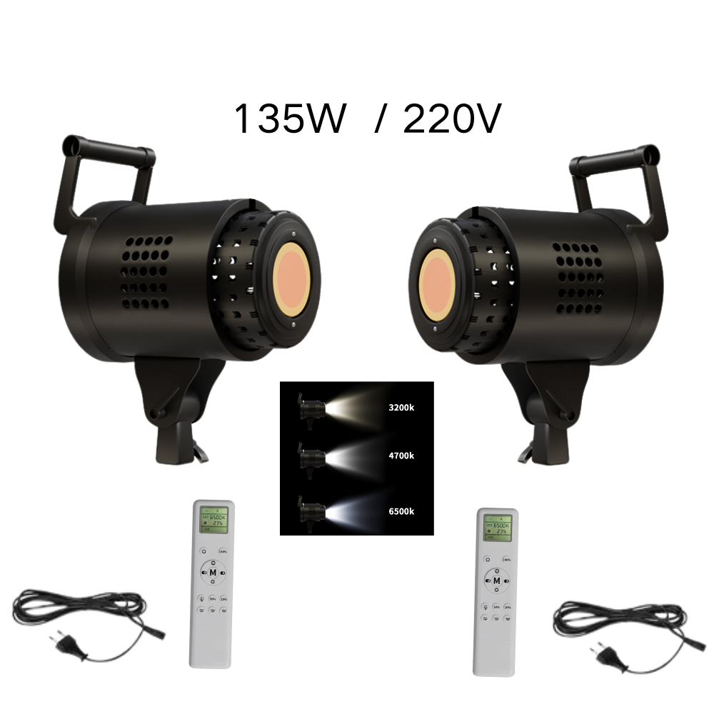 Photography Lighting For Portraits - 115/135 واط التصوير بوينز الإضاءة LED