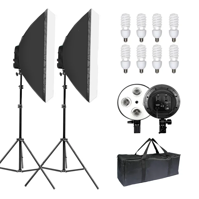 Photography Lighting For Portraits - طقم إضاءة استوديو التصوير الفوتوغرافي مع