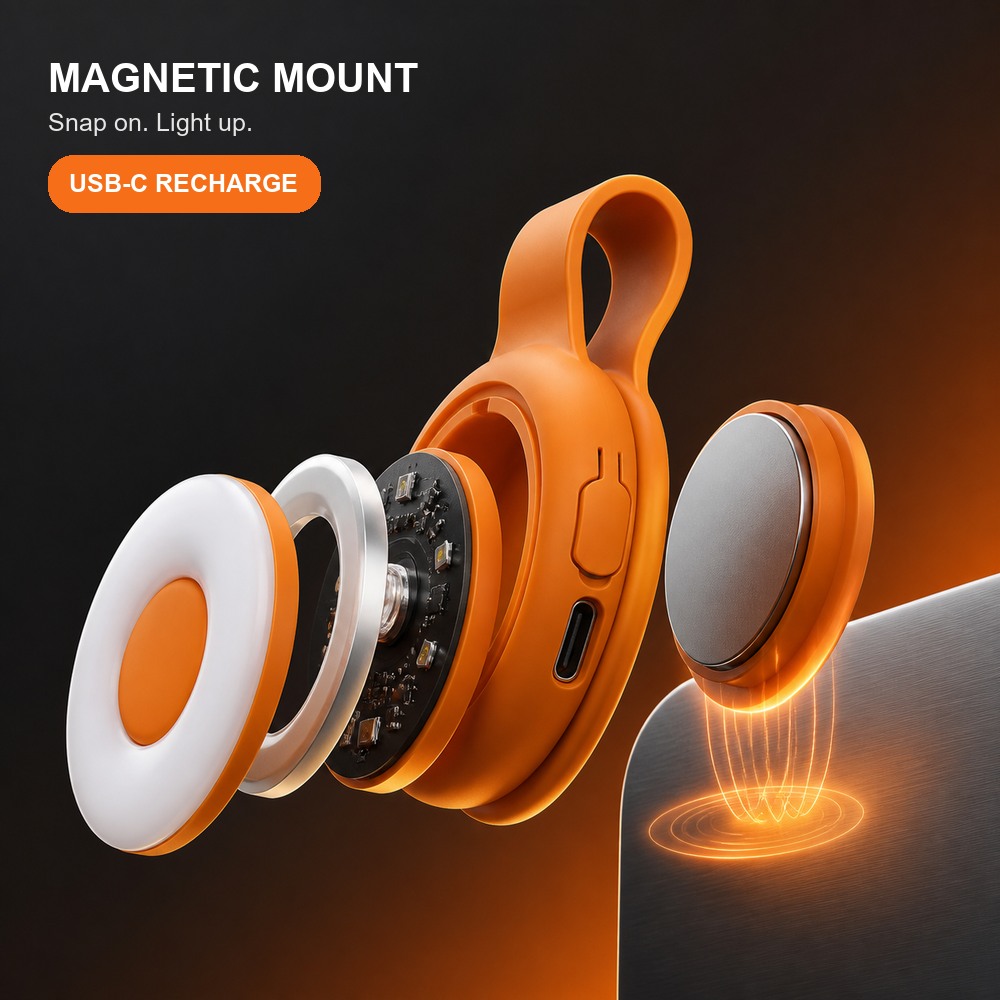 ضوء LED محمول للسيلفي مع مشبك  - مراجعة Photography Lighting Portable وسعره