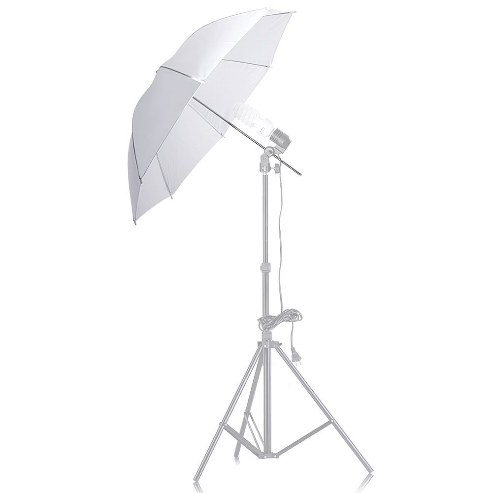 مظلة تصوير محمولة بيضاء ناعمة  - مراجعة Photography Lighting With Umbrella وسعره