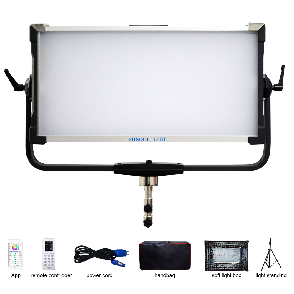 300 واط RGBW LED فيديو مصباح ب - مراجعة Photography Lighting Ai وسعره