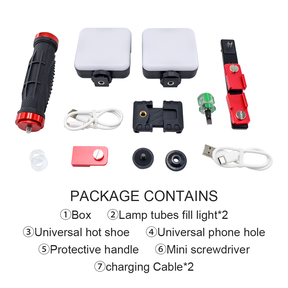 ضوء هاتف LED للصور مع حامل ثلا - مراجعة Photography Lighting Portable وسعره