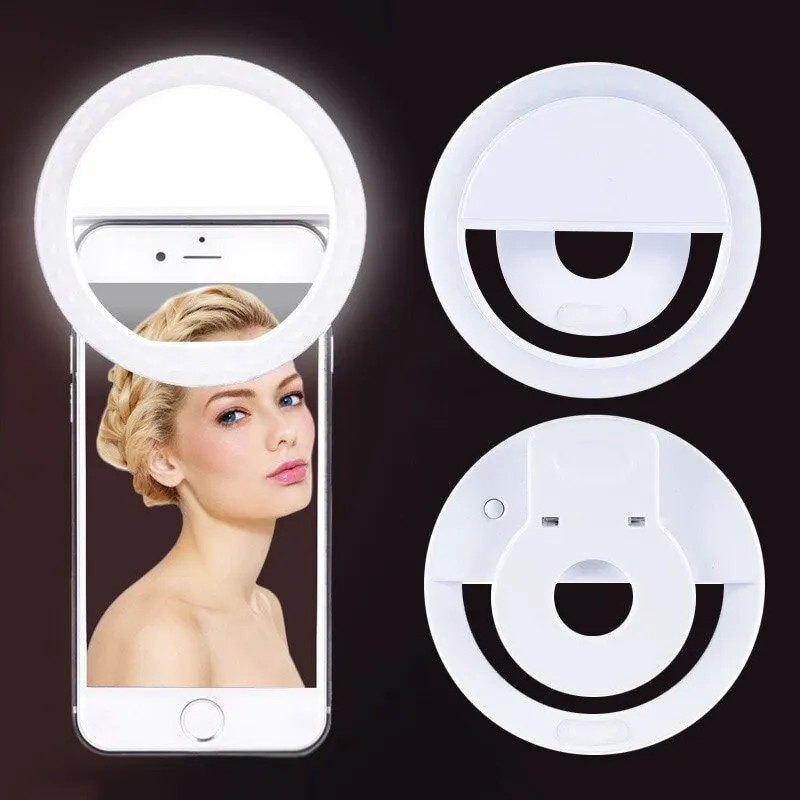 حلقة سيلفي ليد قابلة لإعادة ال - مراجعة Photography Lighting Effects وسعره