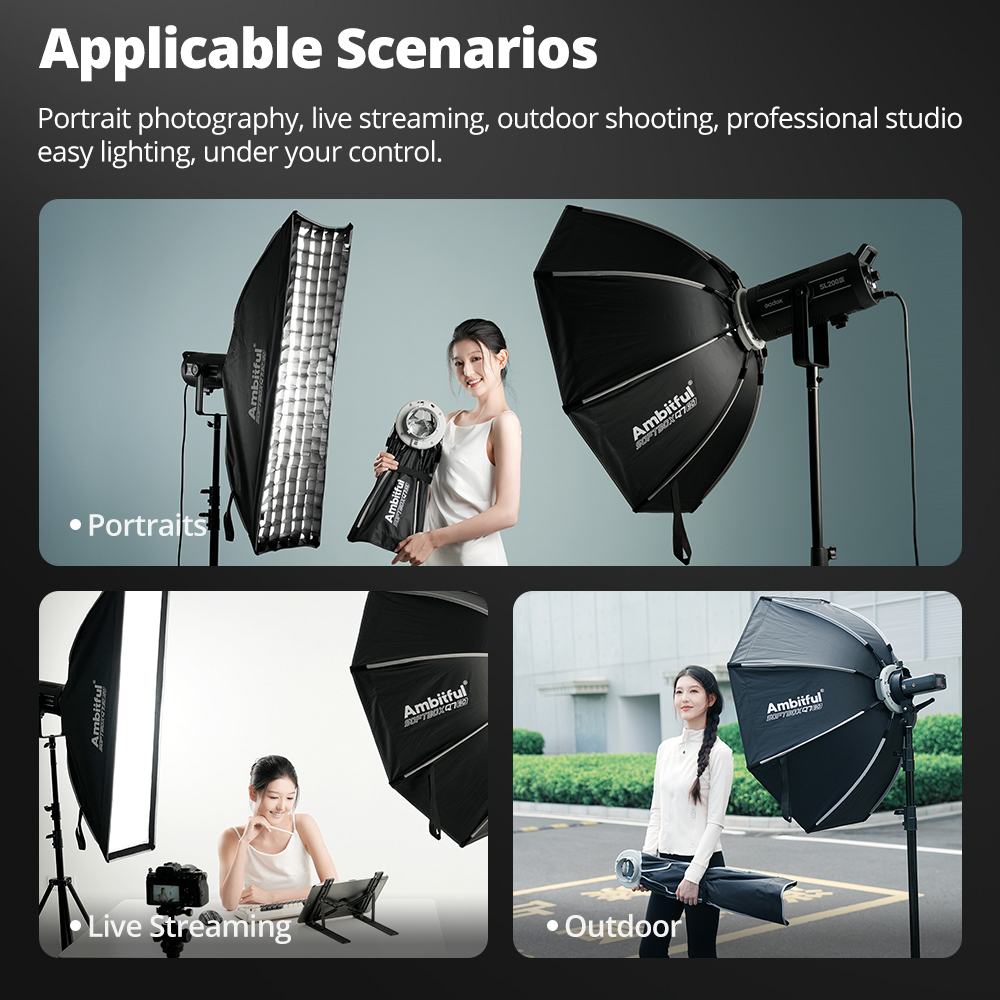 صندوق إضاءة ناعم سريع التركيب  - مراجعة Photography Lighting Softbox وسعره