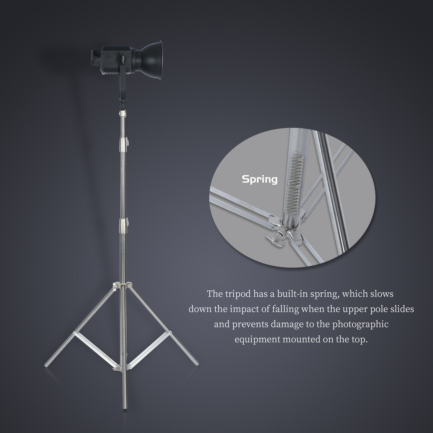 SH 2.8M الفولاذ المقاوم للصدأ  - مراجعة Photography Lighting Softbox وسعره