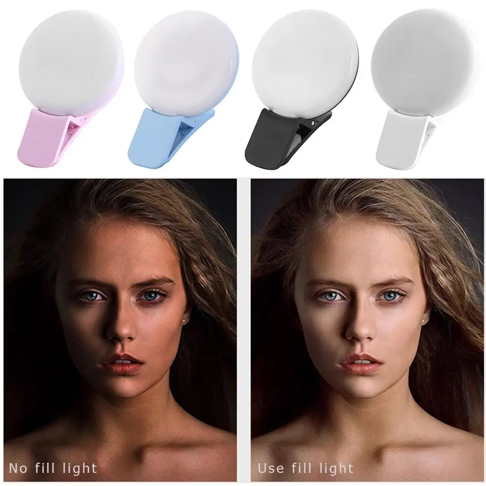 الهاتف المحمول LED Selfie Ring - مراجعة Photography Lighting Effects وسعره