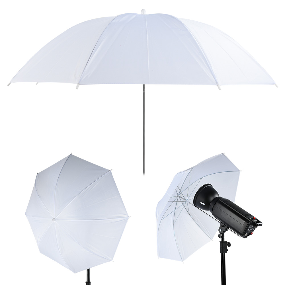 مظلة ناعمة بيضاء شفافة مقاس 33 - مراجعة Photography Lighting With Umbrella وسعره