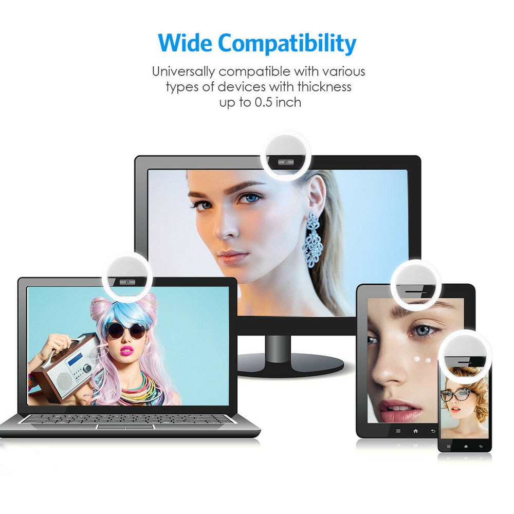 كابل شحن USB مع إضاءة حلقية LE - مراجعة Photography Lighting Effects وسعره