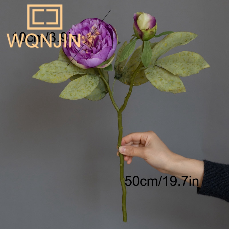 زهرة بيوني اصطناعية فاخرة برأس - مراجعة Photography Artificial Lighting وسعره