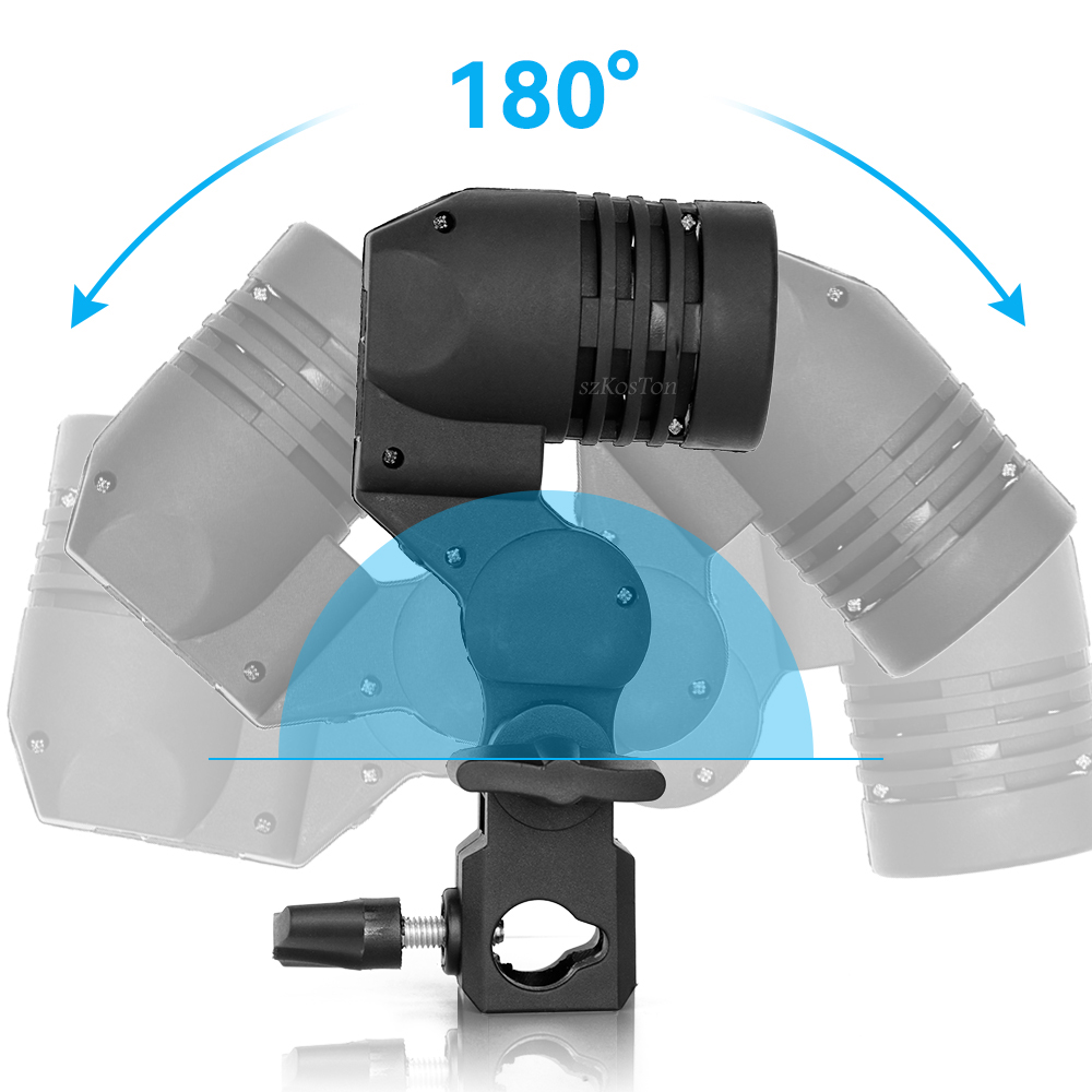 حامل لمبة برأس واحد لإضاءة الص - مراجعة Photography Lighting With Umbrella وسعره