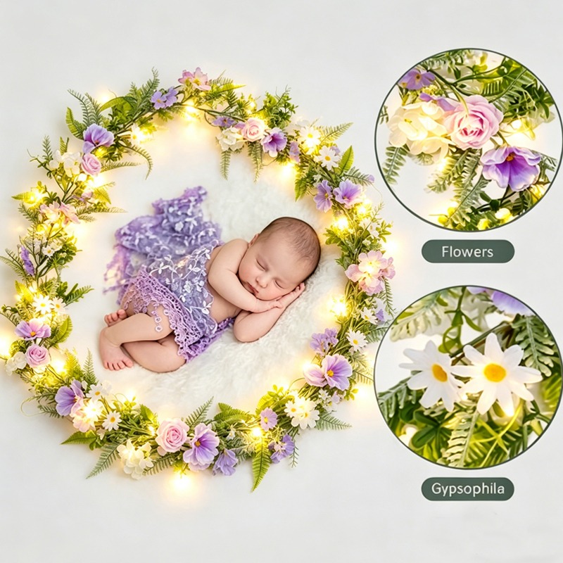 زهور الفاوانيا والديزي الاصطنا - مراجعة Photography Artificial Lighting وسعره