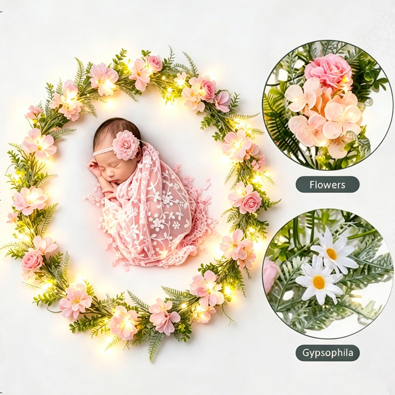 زهور الفاوانيا والديزي الاصطنا - مراجعة Photography Artificial Lighting وسعره