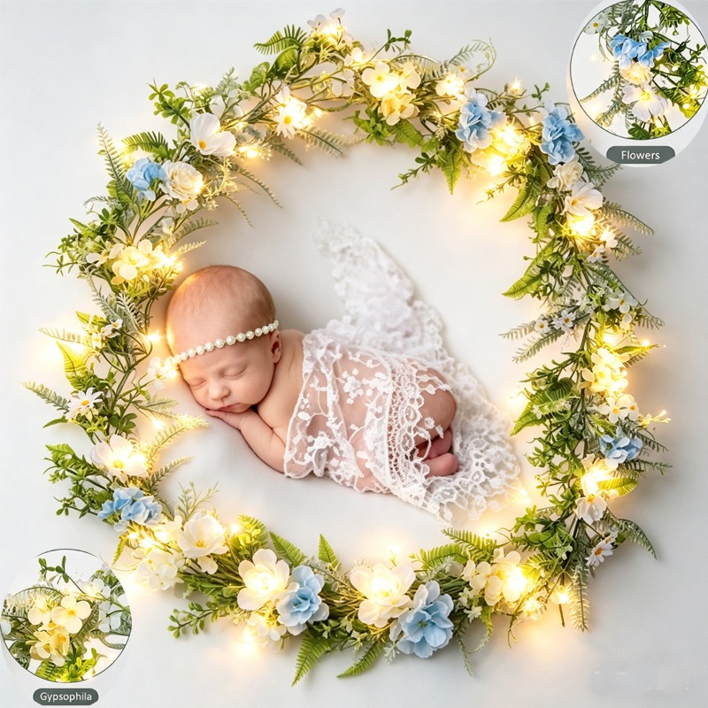 زهور الفاوانيا والديزي الاصطنا - مراجعة Photography Artificial Lighting وسعره