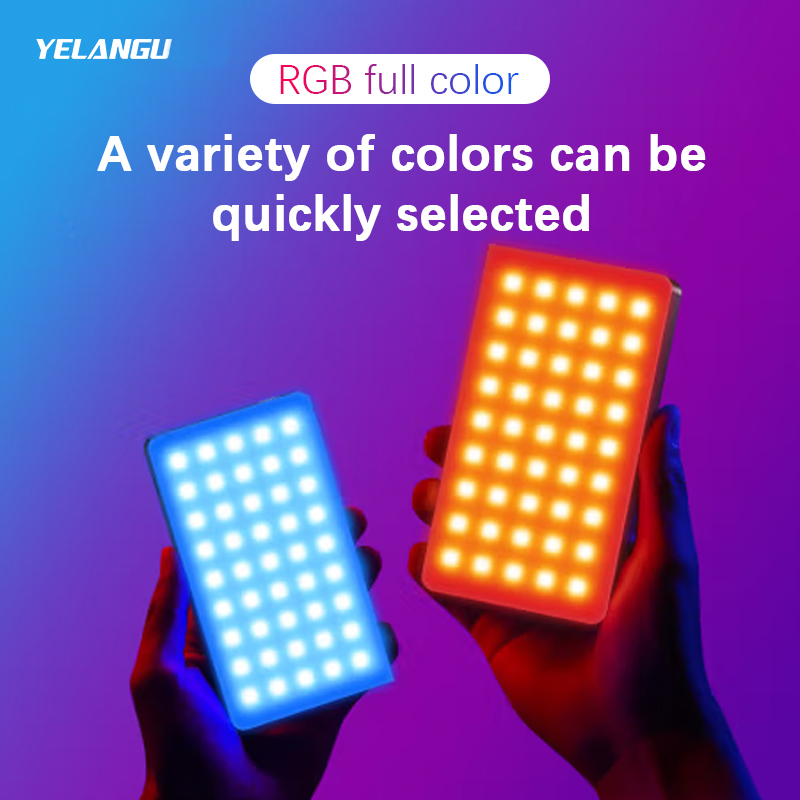 YELANGU RGB LED الفيديو الضوئي - مراجعة Photography Lighting With Umbrella وسعره