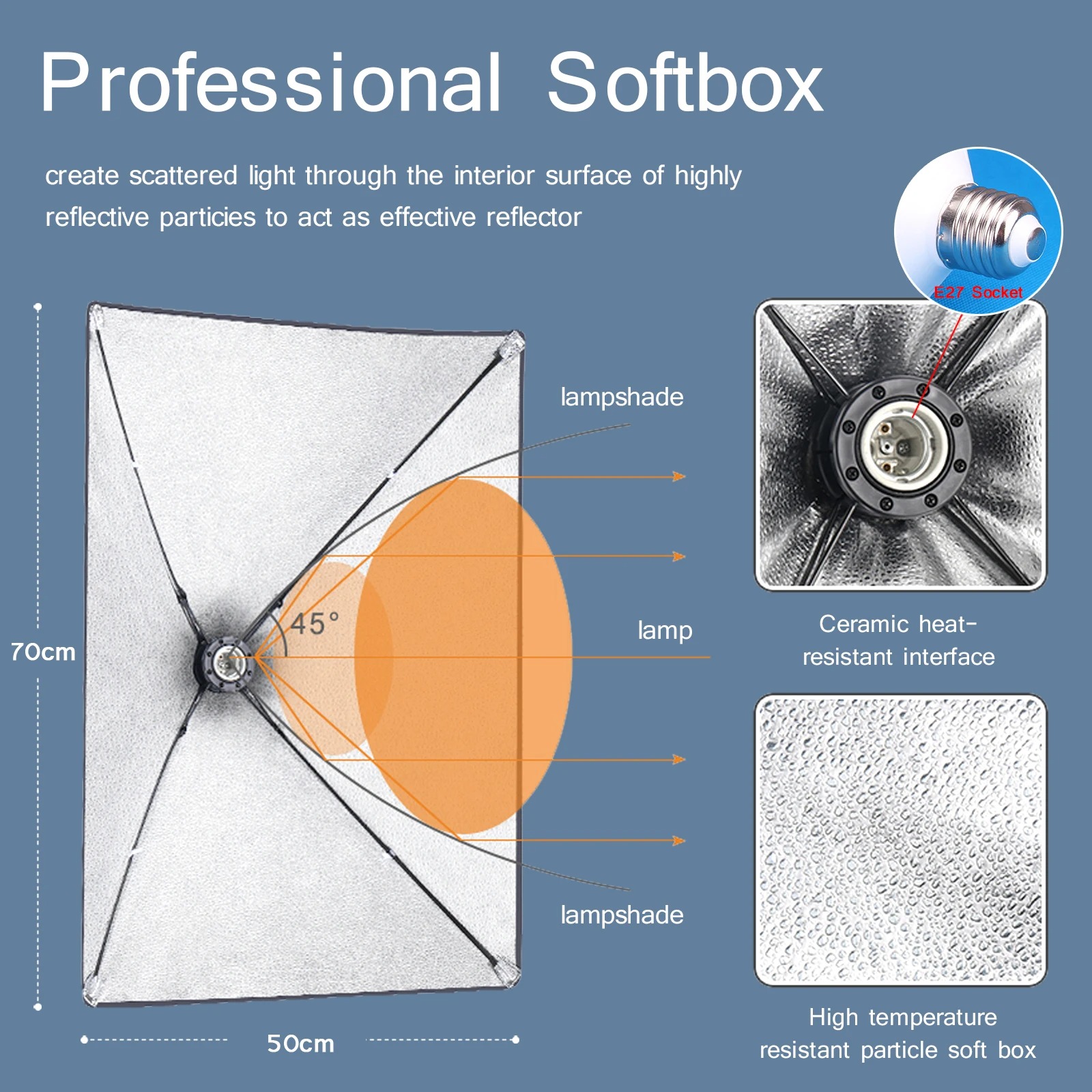 صندوق إضاءة Softbox احترافي لل - مراجعة Photography Lighting Softbox وسعره