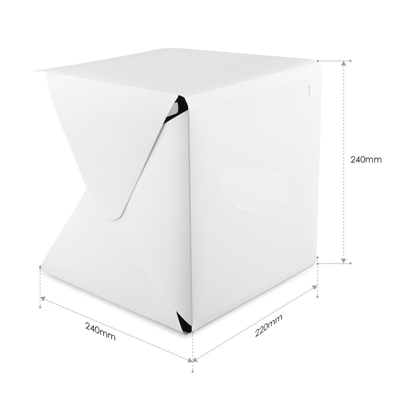 صندوق استوديو تصوير محمول صغير - مراجعة Photography Lighting Kit With Backdrop وسعره