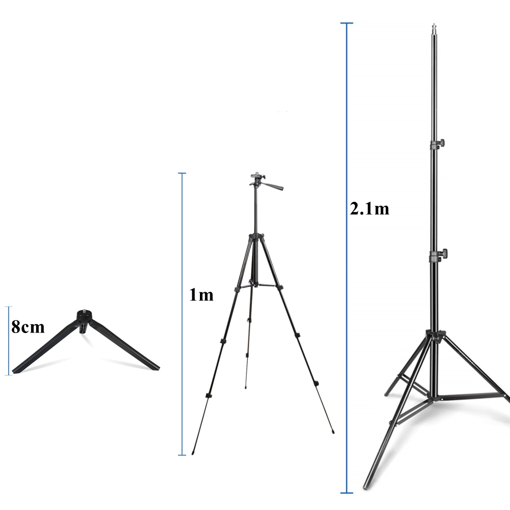 ضوء حلقي RGB مقاس 10 بوصات مع  - مراجعة Photography Lighting With Umbrella وسعره