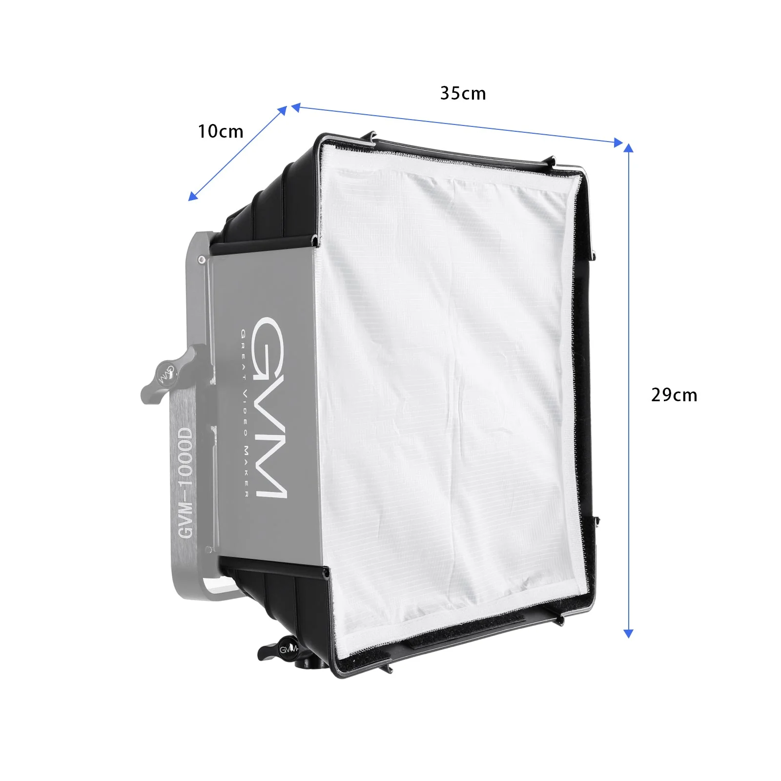 موزع ضوء سوفت بوكس من GVM لسلس - مراجعة Video Light Panel Led وسعره