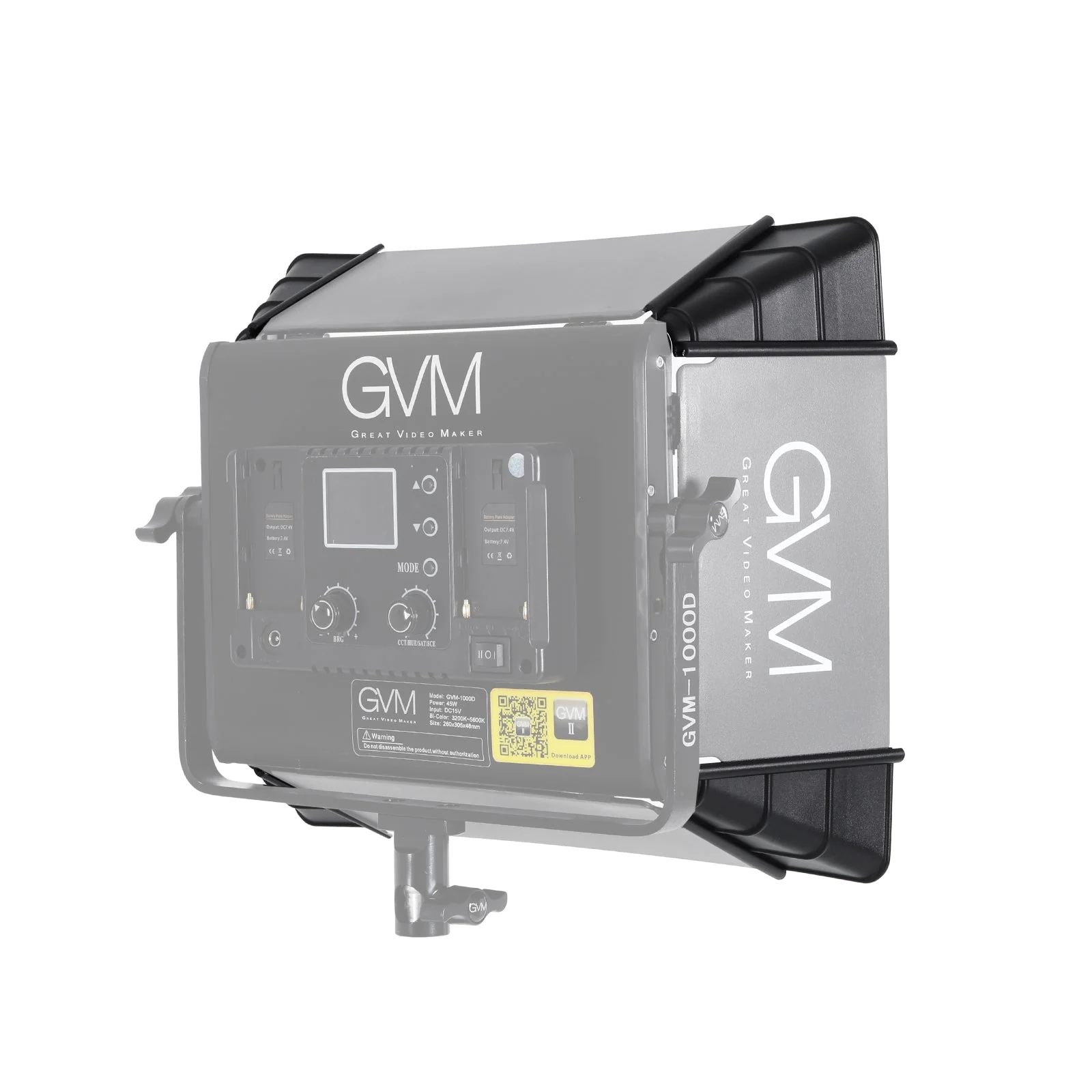 موزع ضوء سوفت بوكس من GVM لسلس - مراجعة Video Light Panel Led وسعره