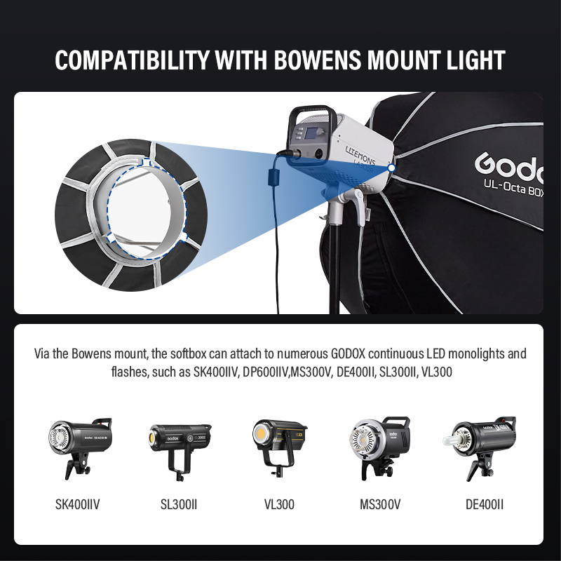 صندوق إضاءة جودوكس UL-Octa بمق - مراجعة Photography Lighting Softbox وسعره