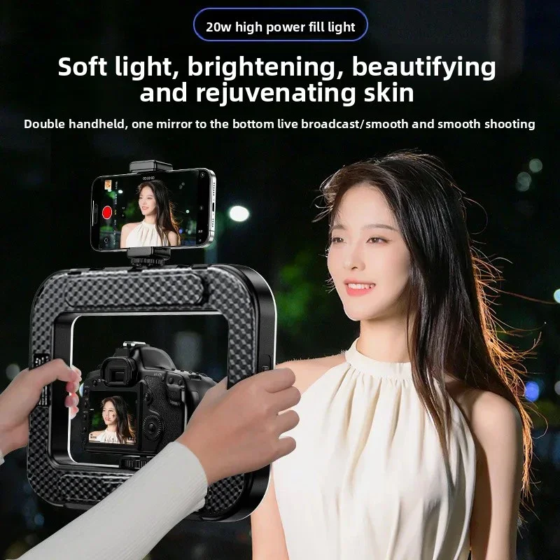 ضوء LED حلقي محمول باليد جديد  - مراجعة Photography Lighting Effects وسعره