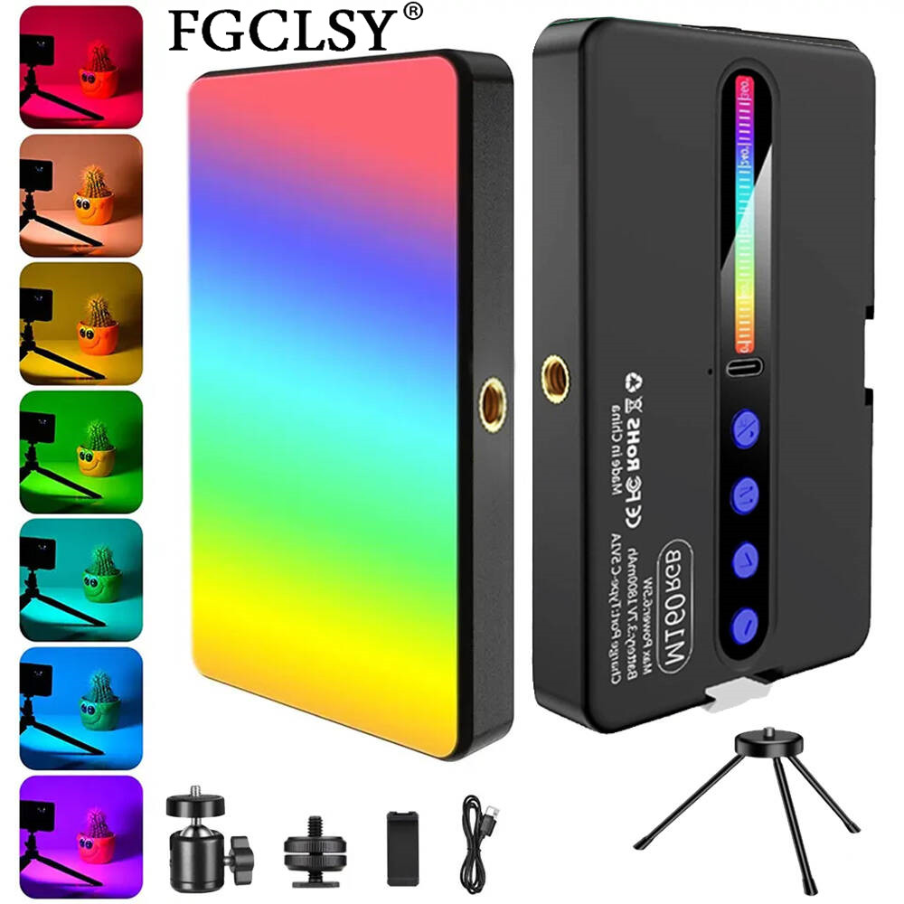LED RGB ضوء الكاميرا كامل اللو - مراجعة Iris Photography Led Lighting Pack وسعره