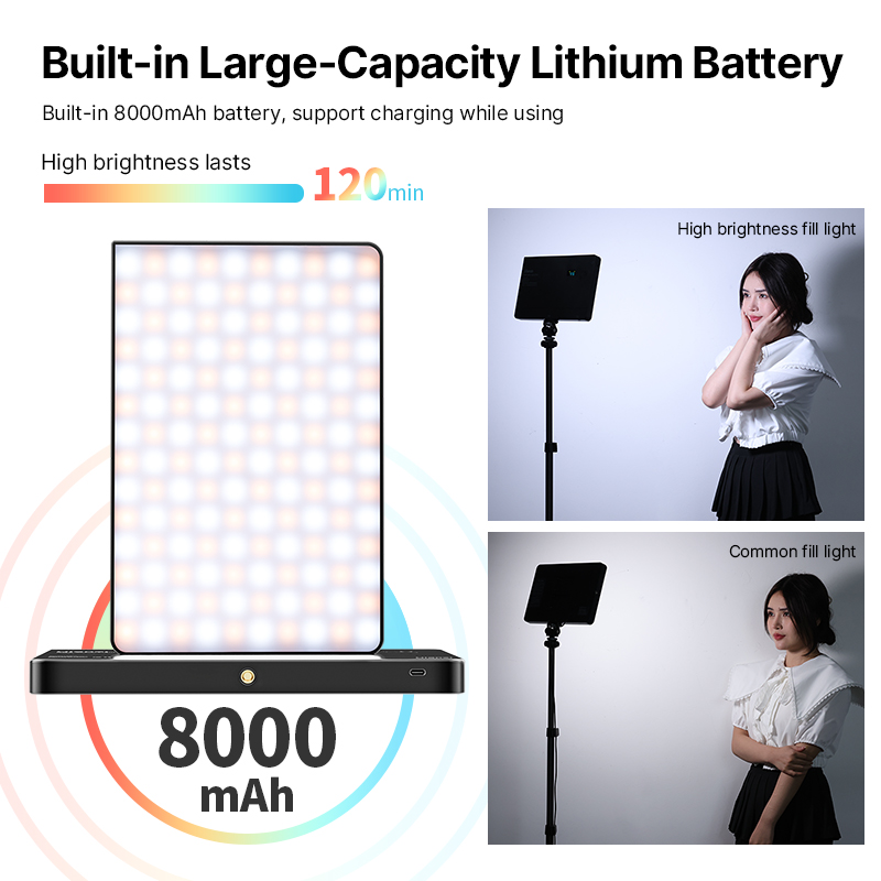 Ulanzi LT003 15W RGB Video Lig - مراجعة Photography Lighting With Umbrella وسعره
