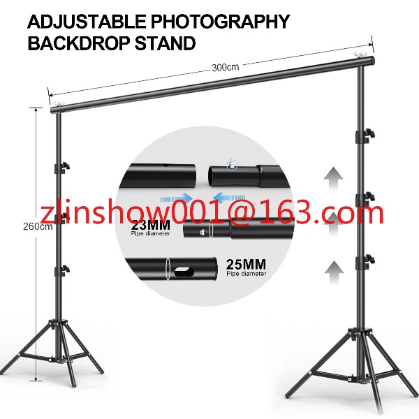 معدات استوديو الصور 2.6*3 م/2* - مراجعة Photography Lighting With Umbrella وسعره