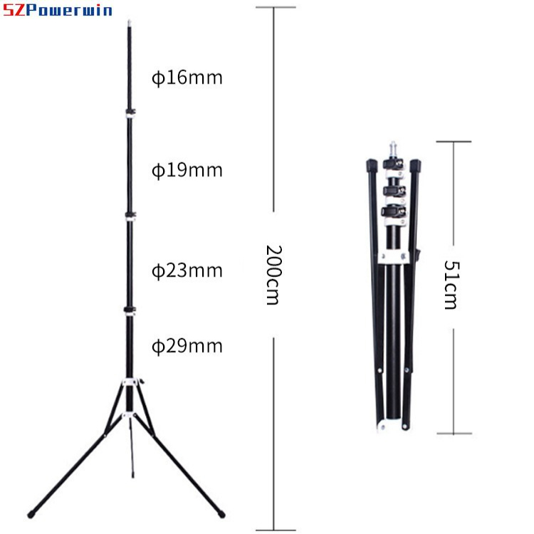 حامل إضاءة قابل للطي من الألوم - مراجعة Photography Lighting Softbox وسعره