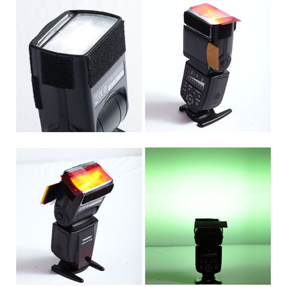 طقم فلاتر إضاءة للكاميرا بـ 12 - مراجعة Photography Lighting Gels وسعره