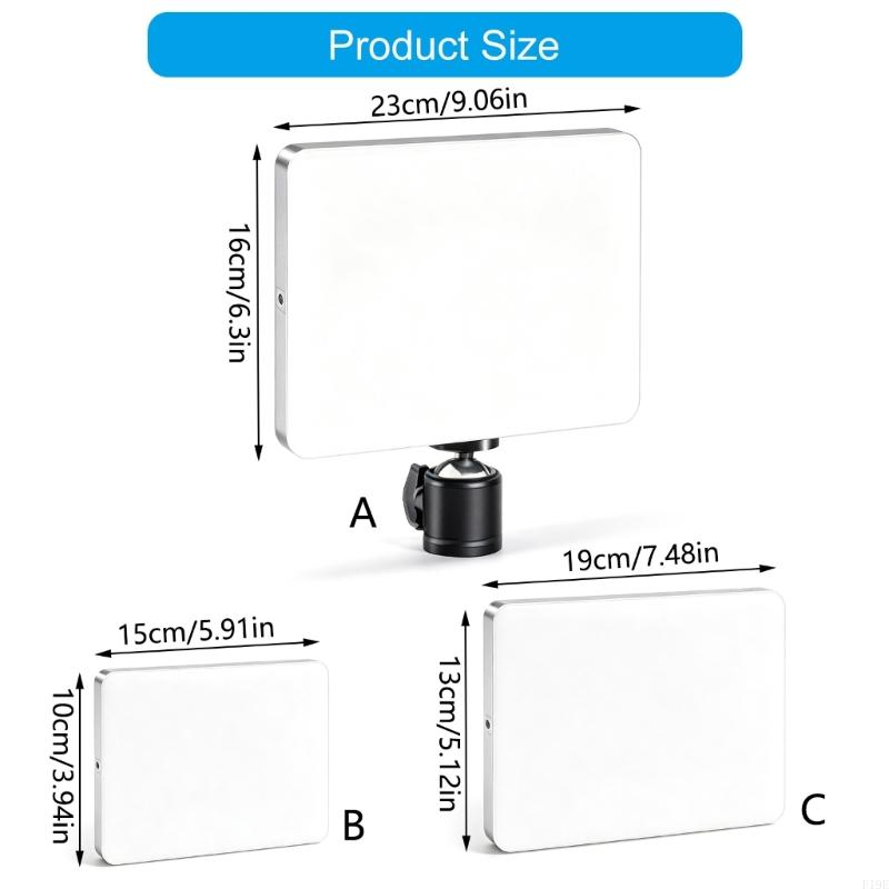ضوء USB LED للهاتف مزود بـ 3 ن - مراجعة Video Light Panel Led وسعره