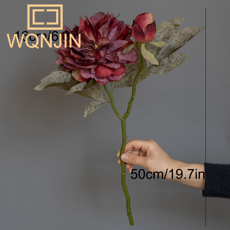 زهرة بيوني صناعية فاخرة برأسين - مراجعة Photography Artificial Lighting وسعره