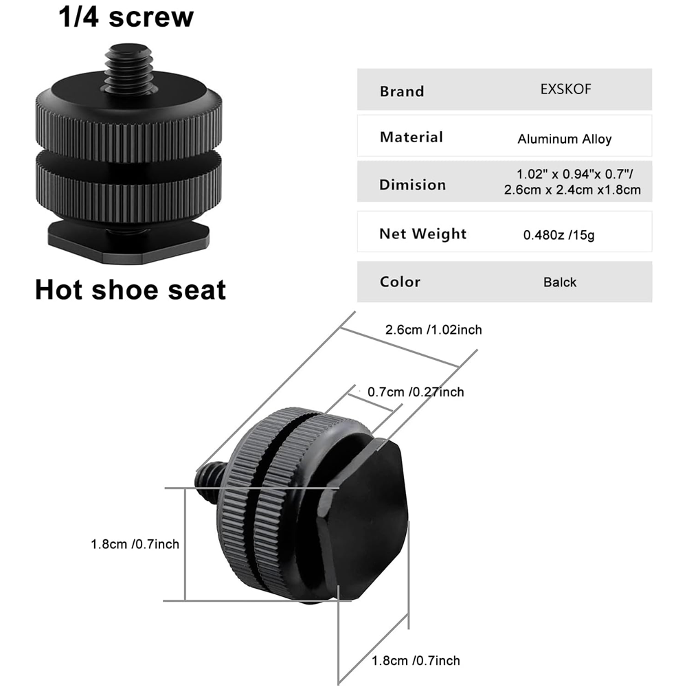 محول من قاعدة التثبيت الساخنة  - مراجعة Iris Photography Led Lighting Pack وسعره