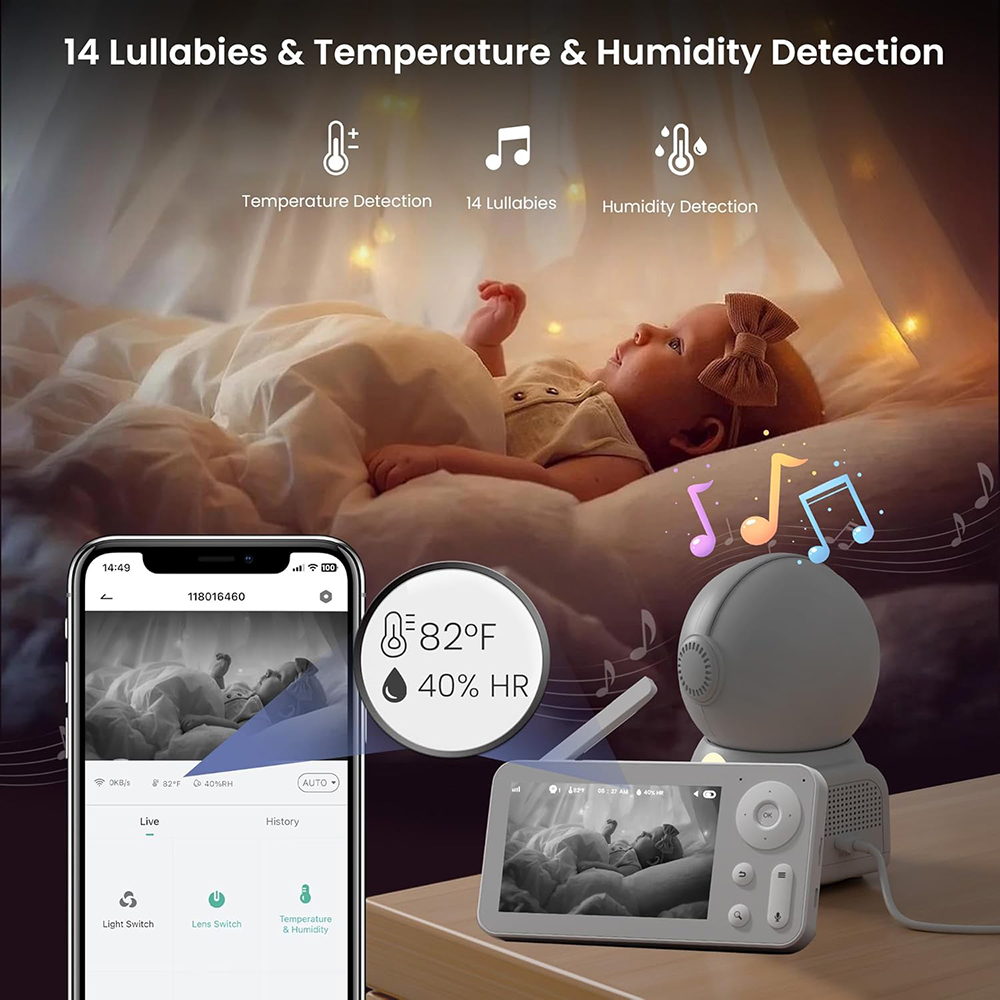 جهاز مراقبة الطفل 2K مع كاميرت - مراجعة Photography Lighting With Umbrella وسعره