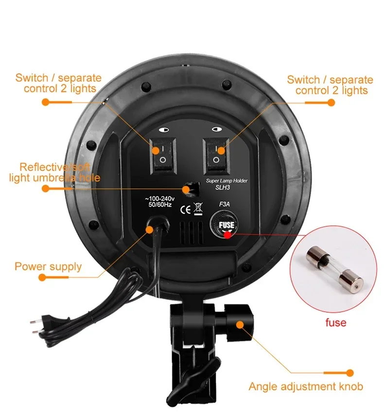 طقم إضاءة استوديو التصوير الفو - مراجعة Photography Lighting For Portraits وسعره